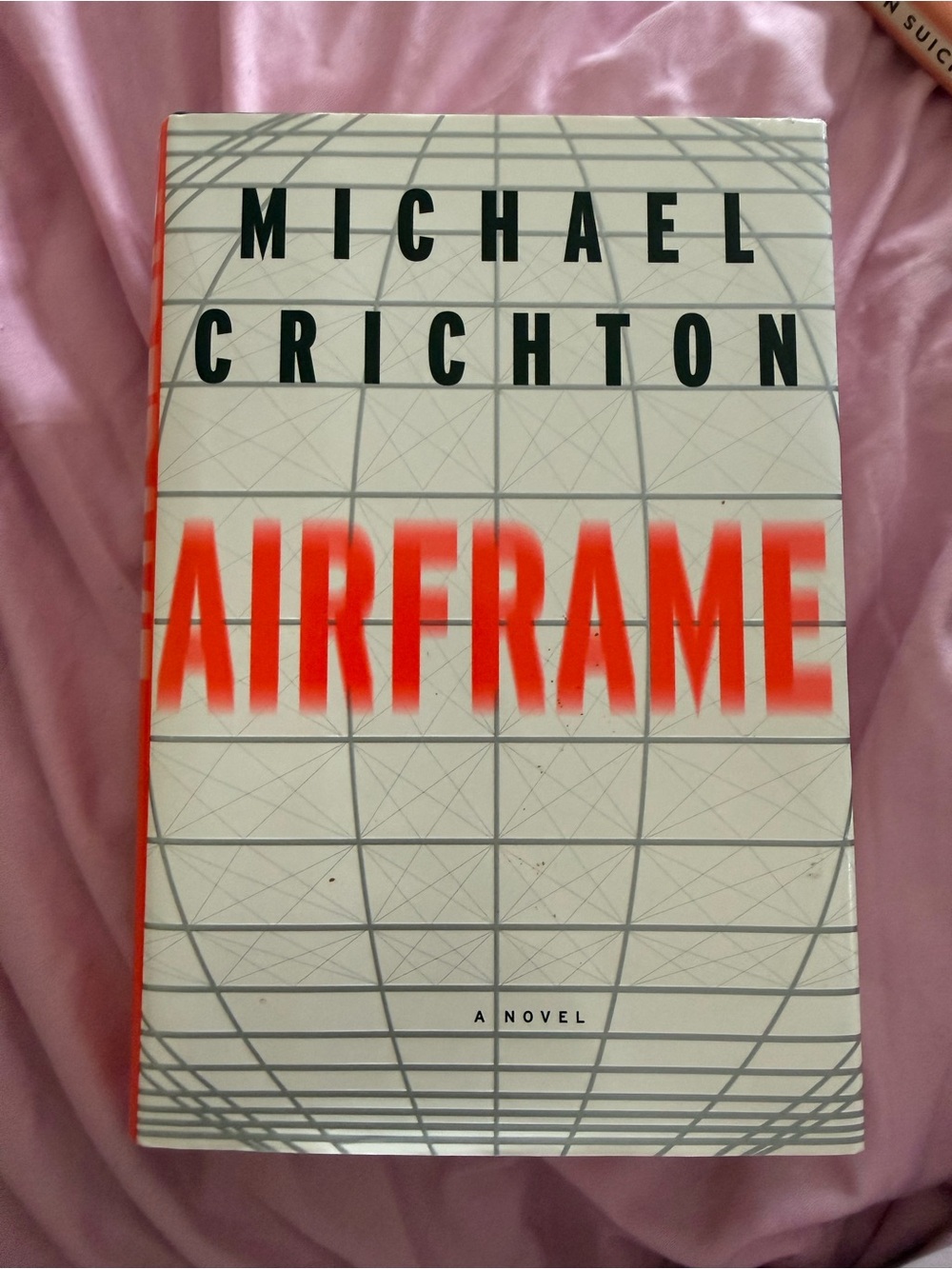 & Other Stories White and Red 'Airframe' Michael Crichton Book Cover